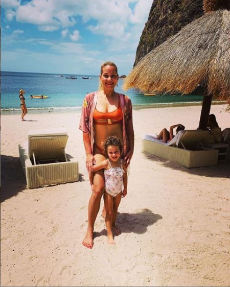 Linette Semino and Selene Semino enjoying an exotic holiday at Saint Lucia